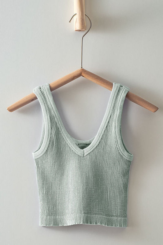 SEAMLESS CROP TANK TOP