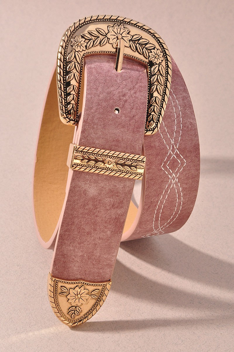 Western Embossed Belt