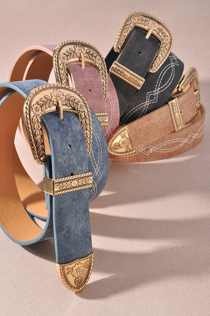 Western Embossed Belt