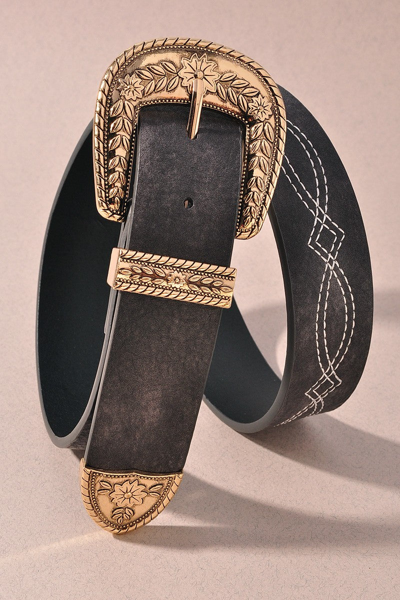 Western Embossed Belt