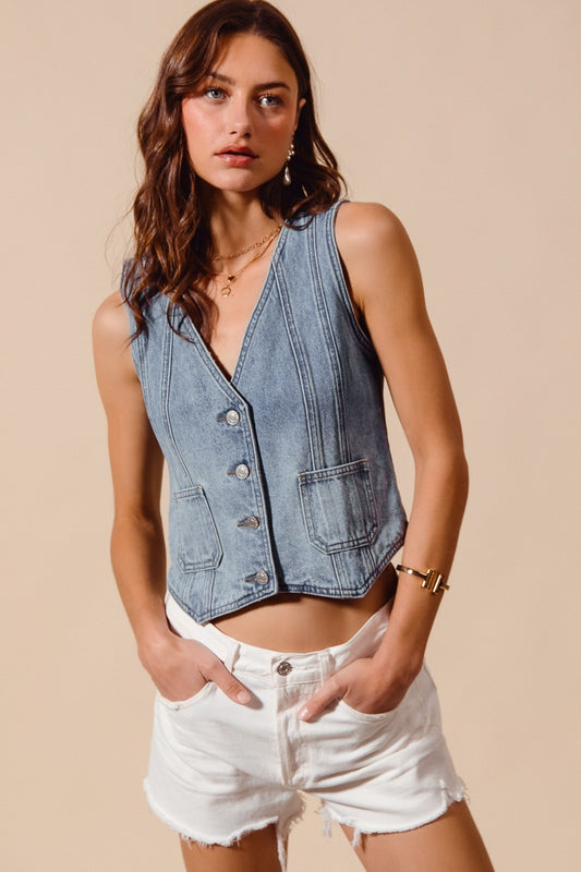 Rodeo Blues Denim Vest