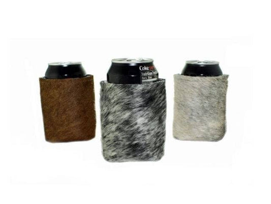 Cowhide Moozies Can Holder Drink Huggers for 12 oz Cans