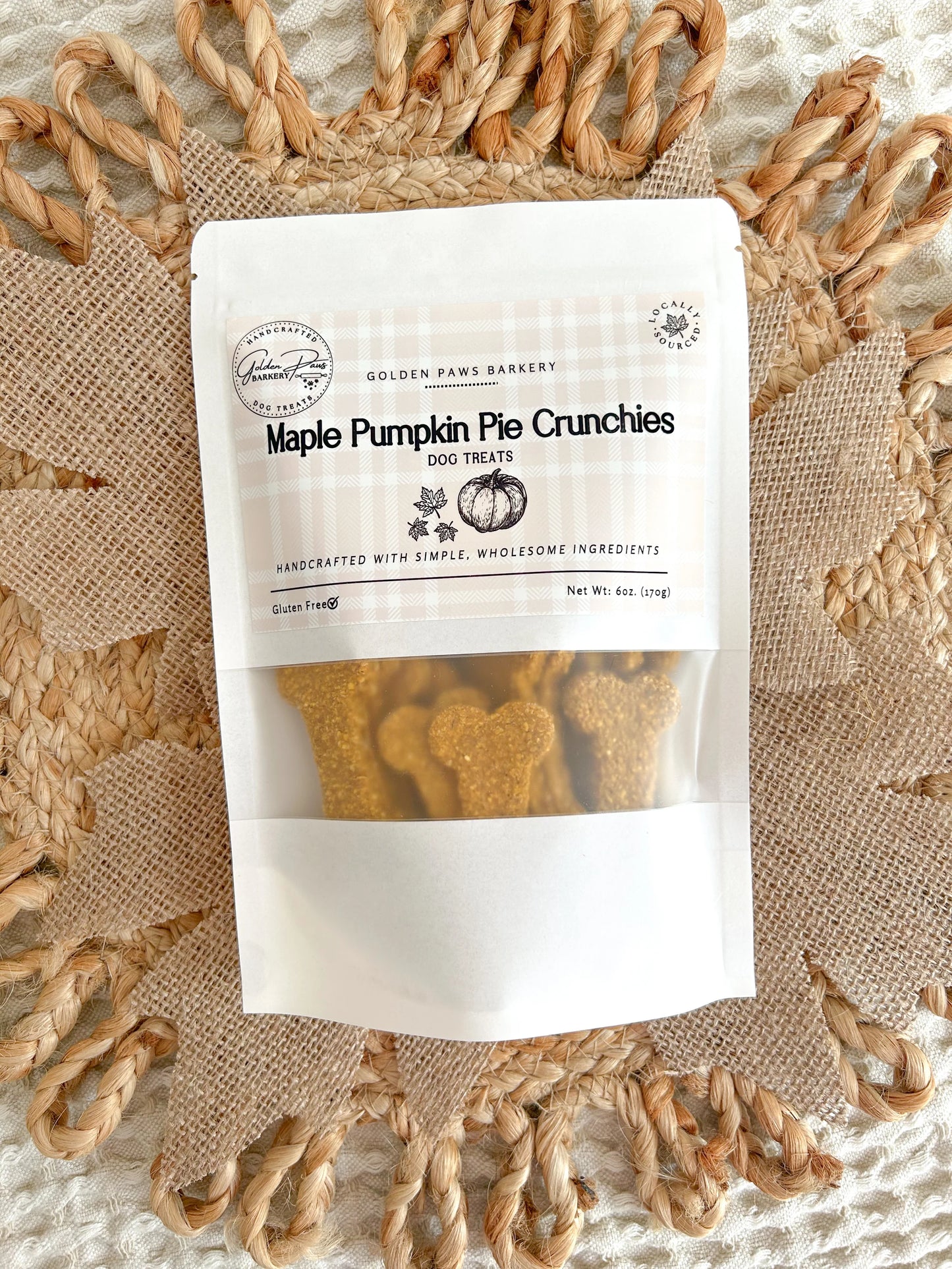 Maple Pumpkin Pie Crunchies Dog Treats