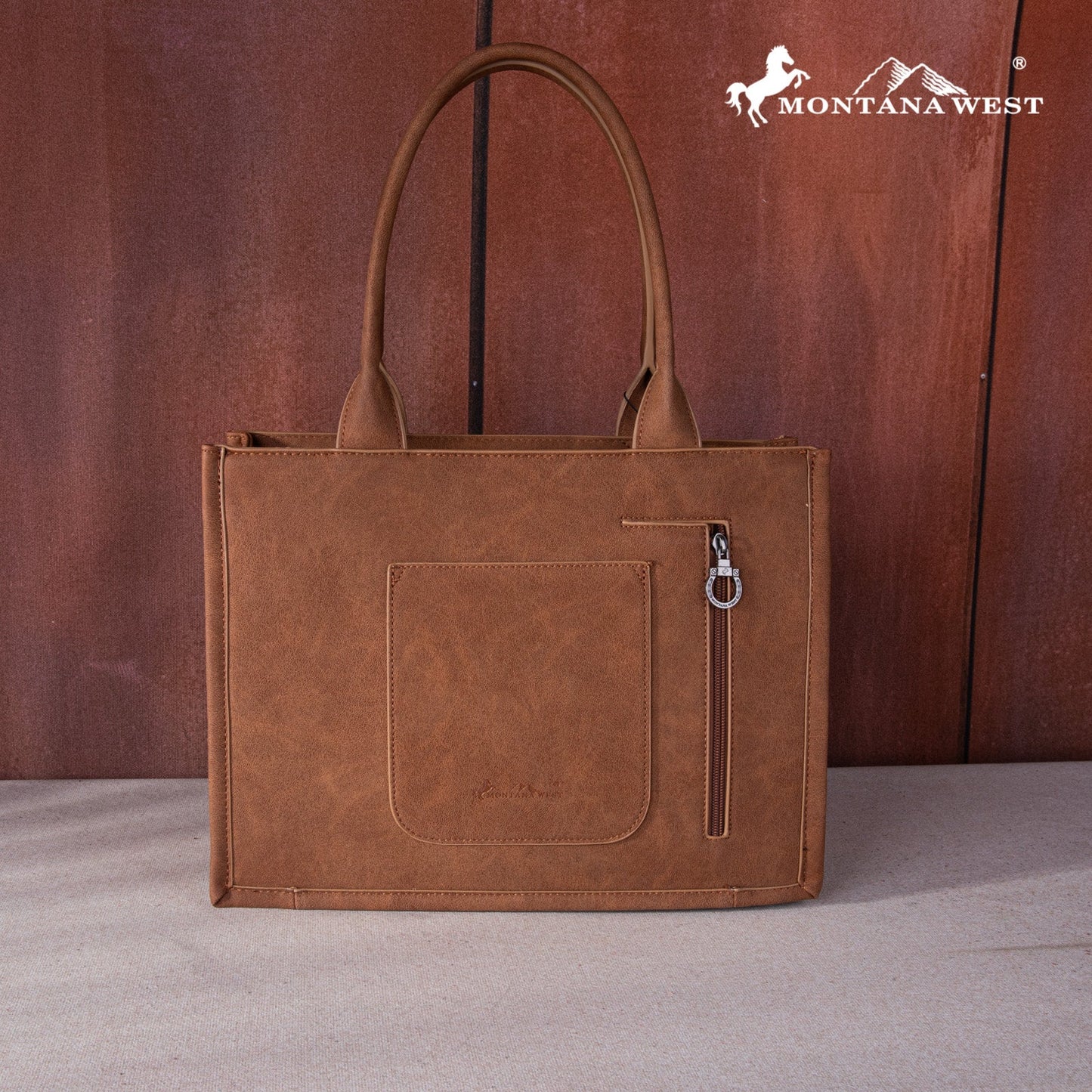 Montana West Embroidered Cut-out Concealed Carry Tote