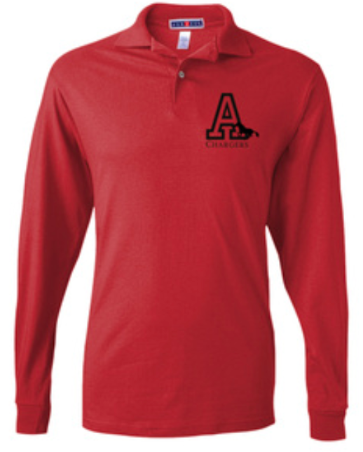 Adult Long Sleeve Polo